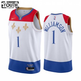 Camiseta Niños NBA New Orleans Pelicans Zion Williamson 1 2020-21 City Edition Swingman
